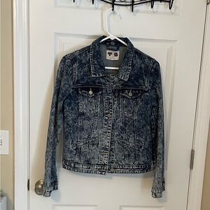 Thread & Supply Jean Jacket, White Washed, Lots of Details, Like New Condition